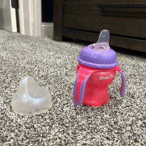 Pink and Purple Kids Sippy Cup